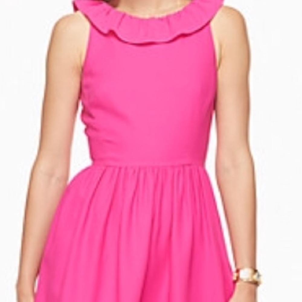 Kate Spade Ruffle back mini dress
